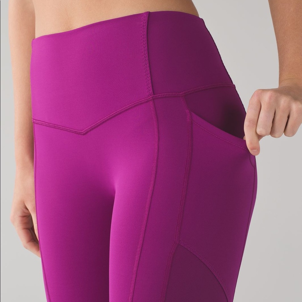 lululemon athletica High-Rise Pocket Leggings in Magenta Purple